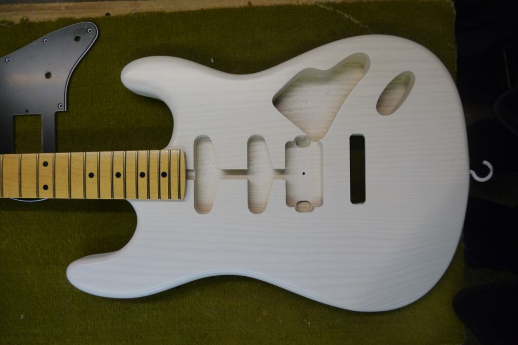 Projet FrankenStrat - Luthier Patrick Querleux luthier - Corps EG Solidbody
