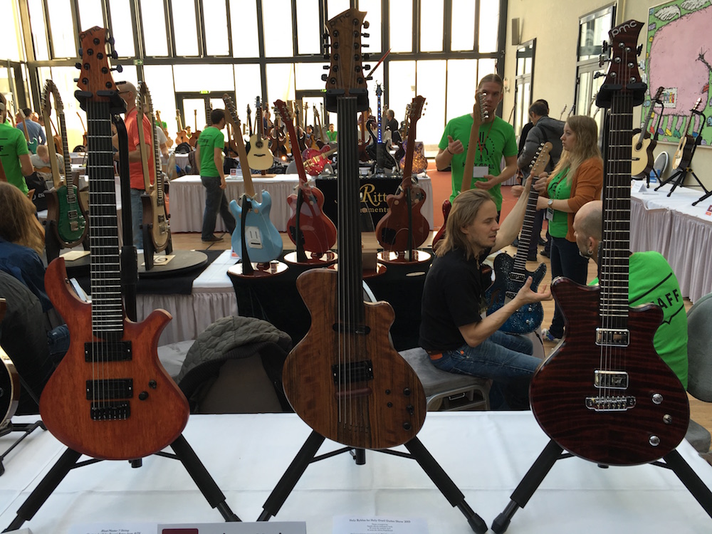 Luthiers Holy Grail Guitar Show 2015 - Guitares Pierre-Marie Châteuneuf PMC Guitars - Holy Grail Guitar Show 2015