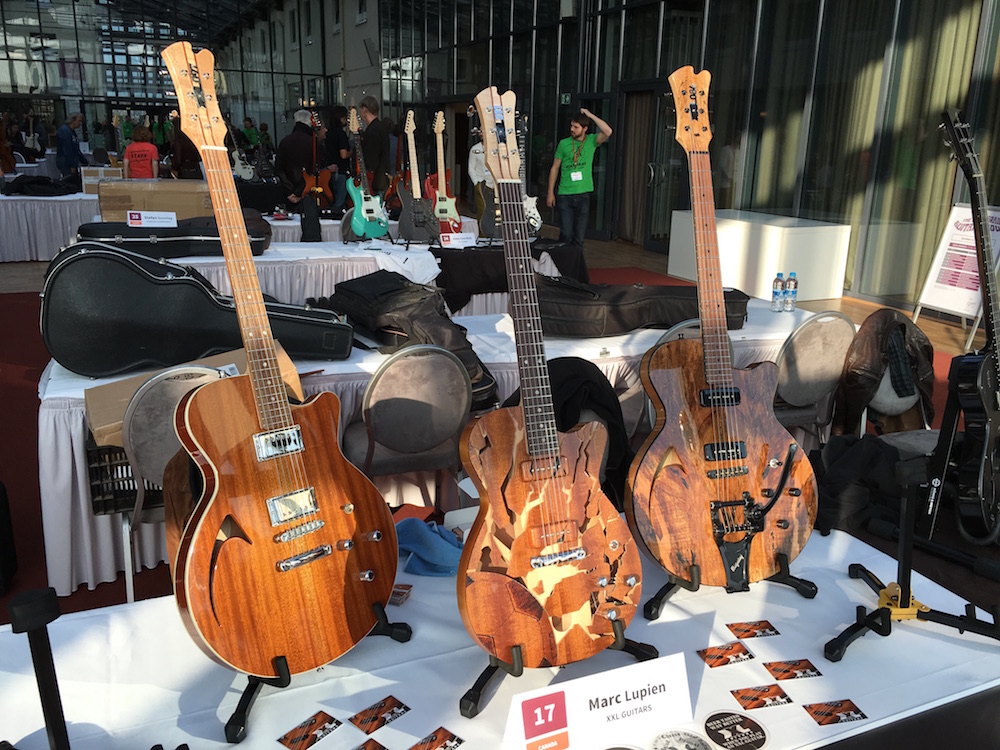 Luthiers Holy Grail Guitar Show 2015 - Marc Lupien de XXL Guitars - Holy Grail Guitar Show 2015