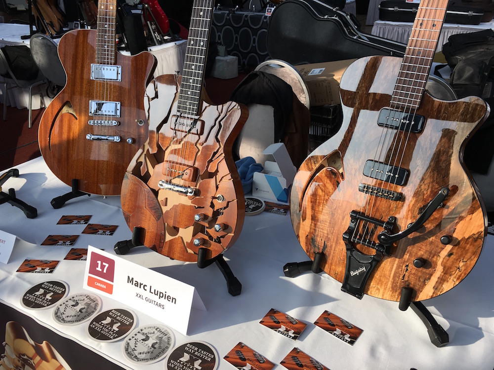 Luthiers Holy Grail Guitar Show 2015 - Marc Lupien de XXL Guitars - Holy Grail Guitar Show 2015
