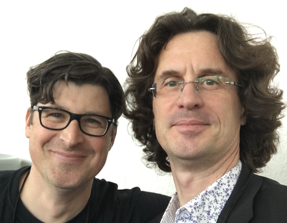 Selfie Greg Renoff et Pierre Journel - NAMM 2016