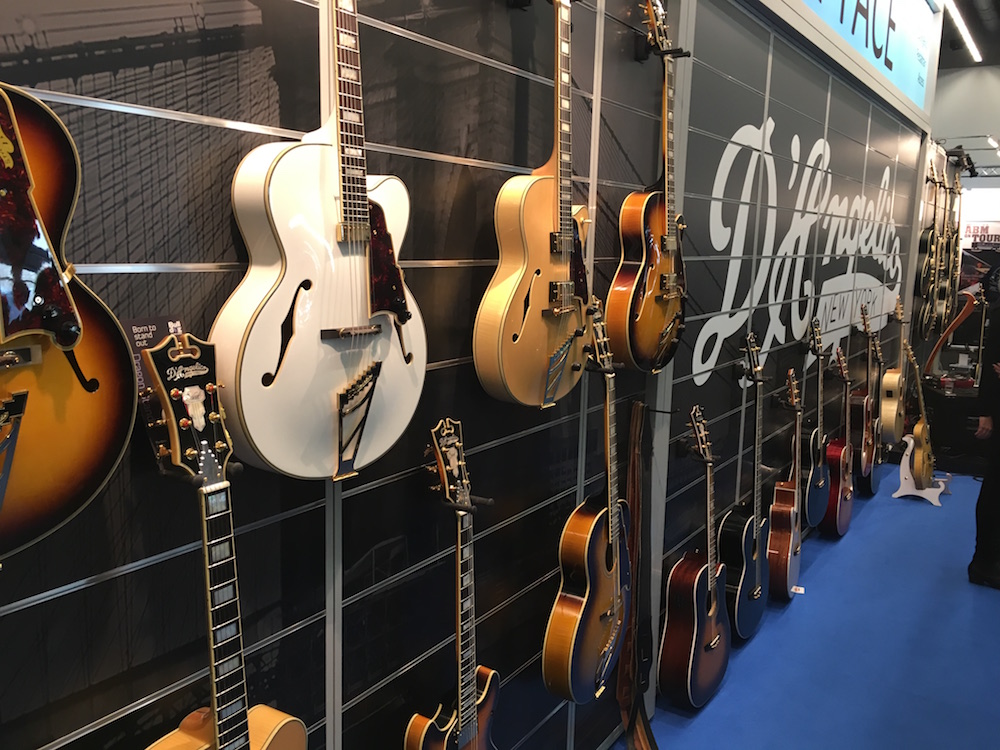 Musikmesse 2016 - D'Angelico booth