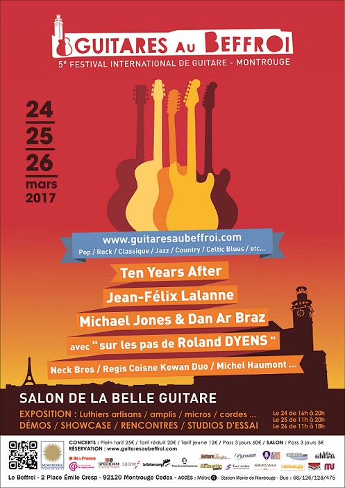 Guitares au Beffroi / Salon de la Belle Guitare 2017 : interview Armel Amiot
