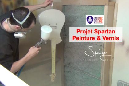 #13 Projet Spartan @SpringerGuitars - Peinture & Vernis