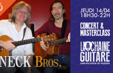 Concert Masterclass Neck Bros (Arnaud Leprêtre et François Hubrecht) - Jeudi 14/04/16 chez Dupont des Arts