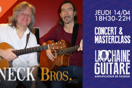 Concert Masterclass Neck Bros (Arnaud Leprêtre et François Hubrecht) - Jeudi 14/04/16 chez Dupont des Arts