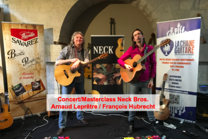 Vidéos du concert/masterclass Neck Bros. (Hubrecht & Leprêtre)