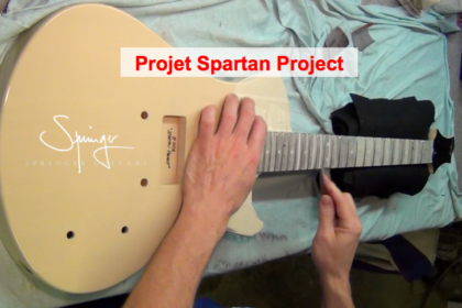 #14 Projet Spartan @SpringerGuitars - Frettage