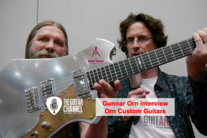 Interview Gunnar Orn luthier icelandais au @HolyGrailGuitar show