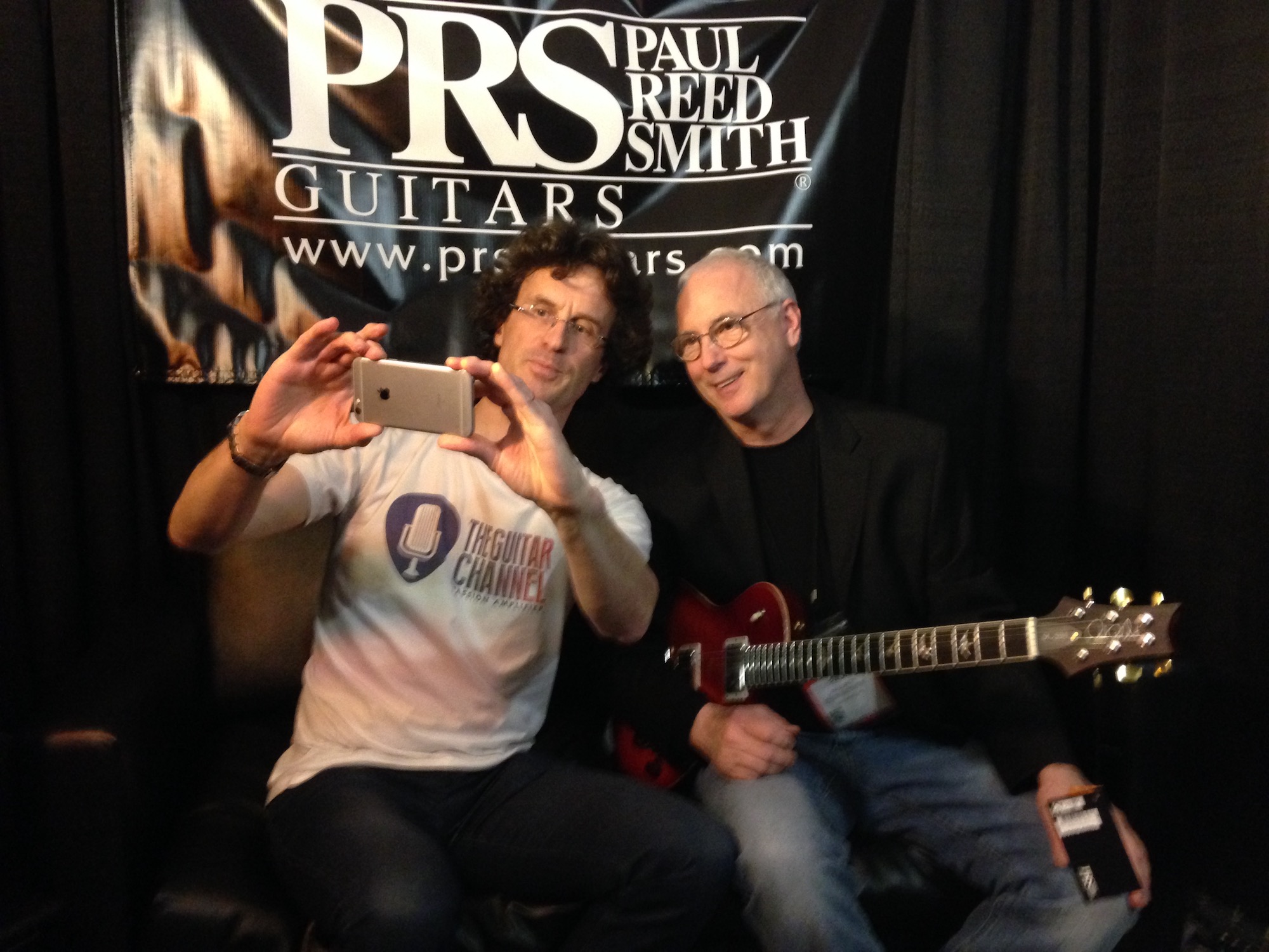 Interview Paul Reed Smith, guitare à la main au NAMM 2017