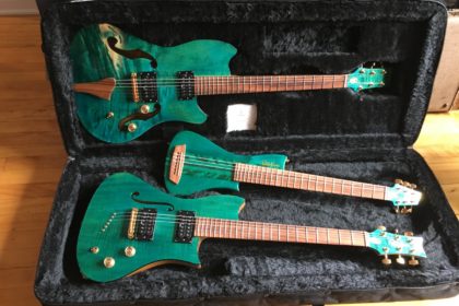 Les 3 guitares du projet Famiglia du luthier Pablo Massa