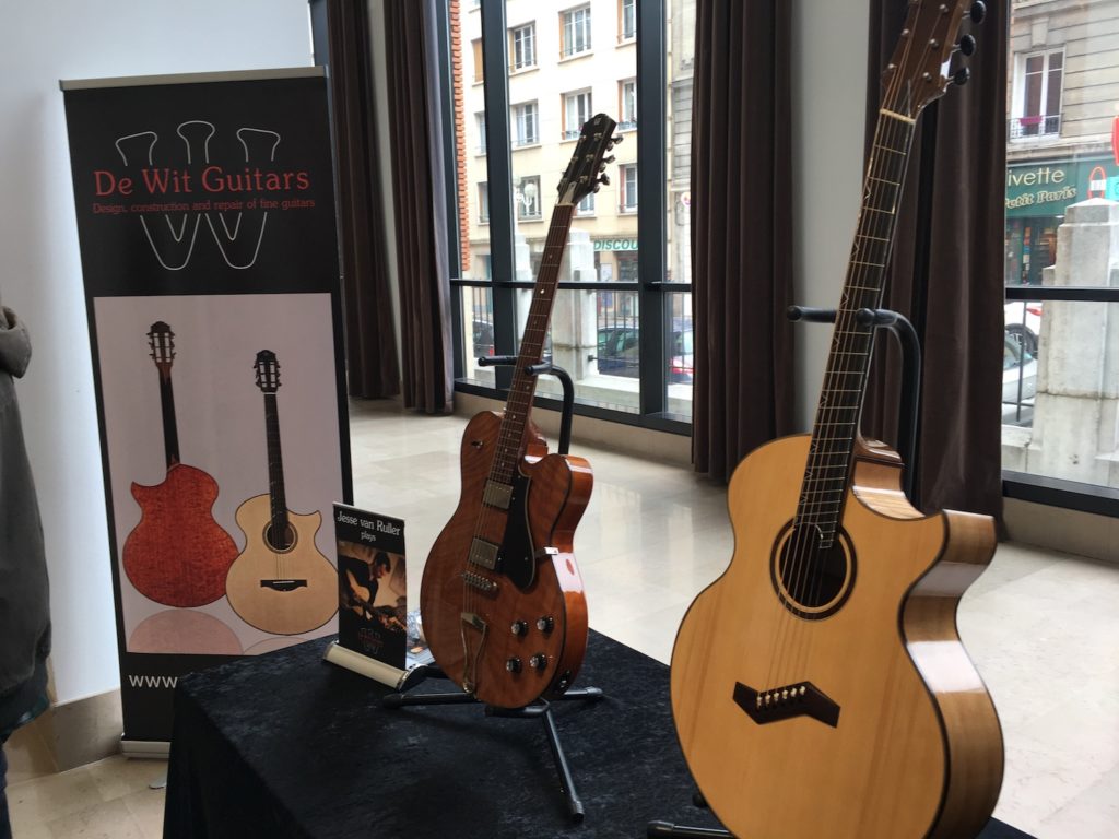 Interview luthier Gijs de Wit - Guitares au Beffroi 2017