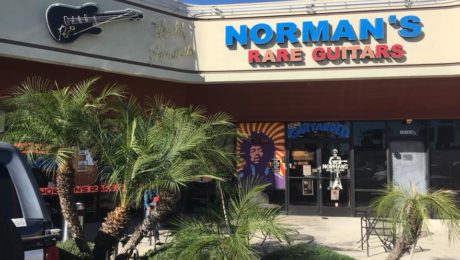 Visite Norman's Rare Guitars à Los Angeles - Live Facebook 23/01/18