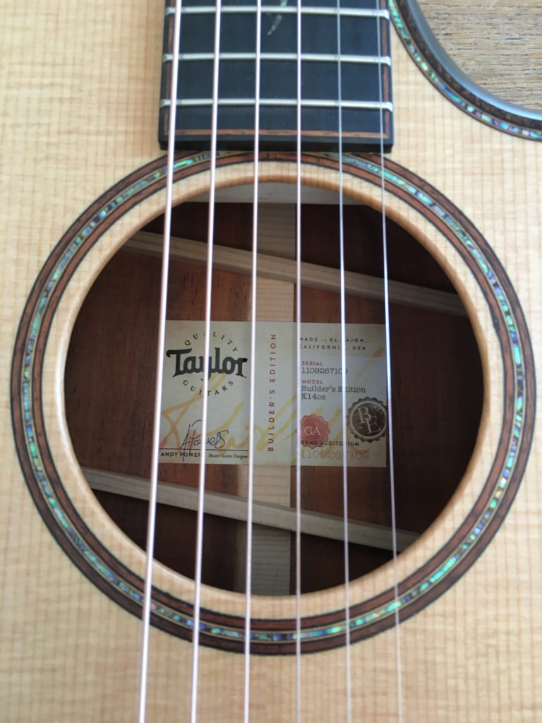 Test Guitare - Taylor K14ce Builder's Edition - Nouveau barrage V-class - La Chaîne Guitare