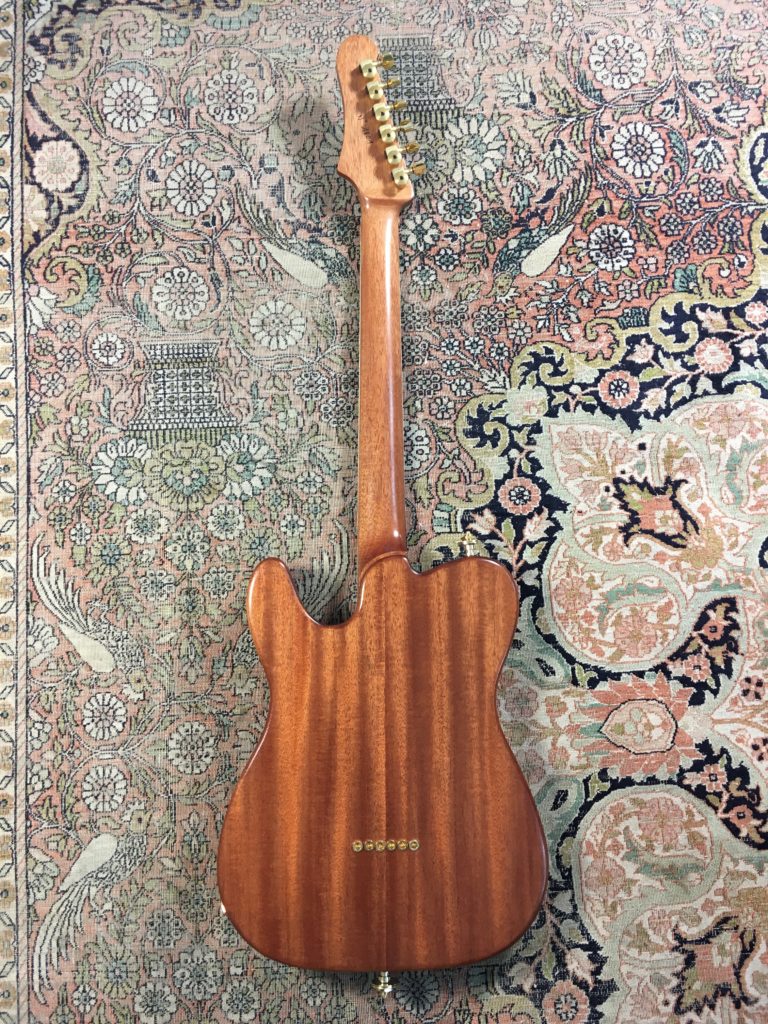 Luthier Florian Epinette - Pinu Guitars - Modèle Brown Sugar