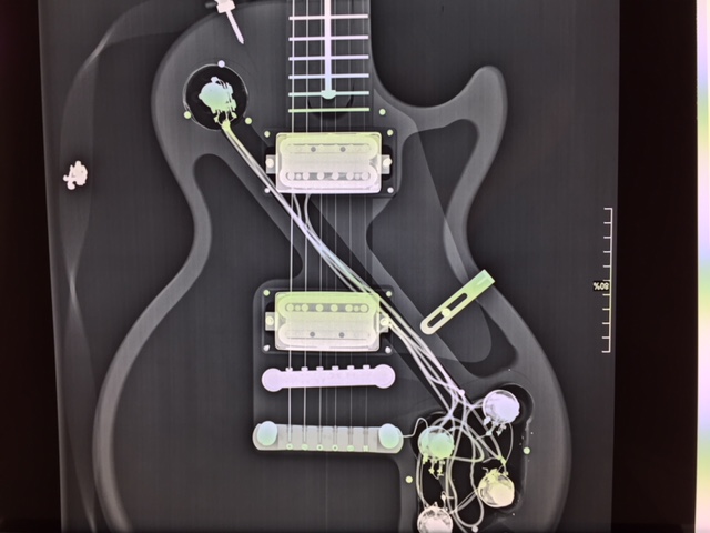 Test Guitare - Les Paul Faded Gibson 2007 modifiée "Peter Green" par Larry Corsa - Rayons X