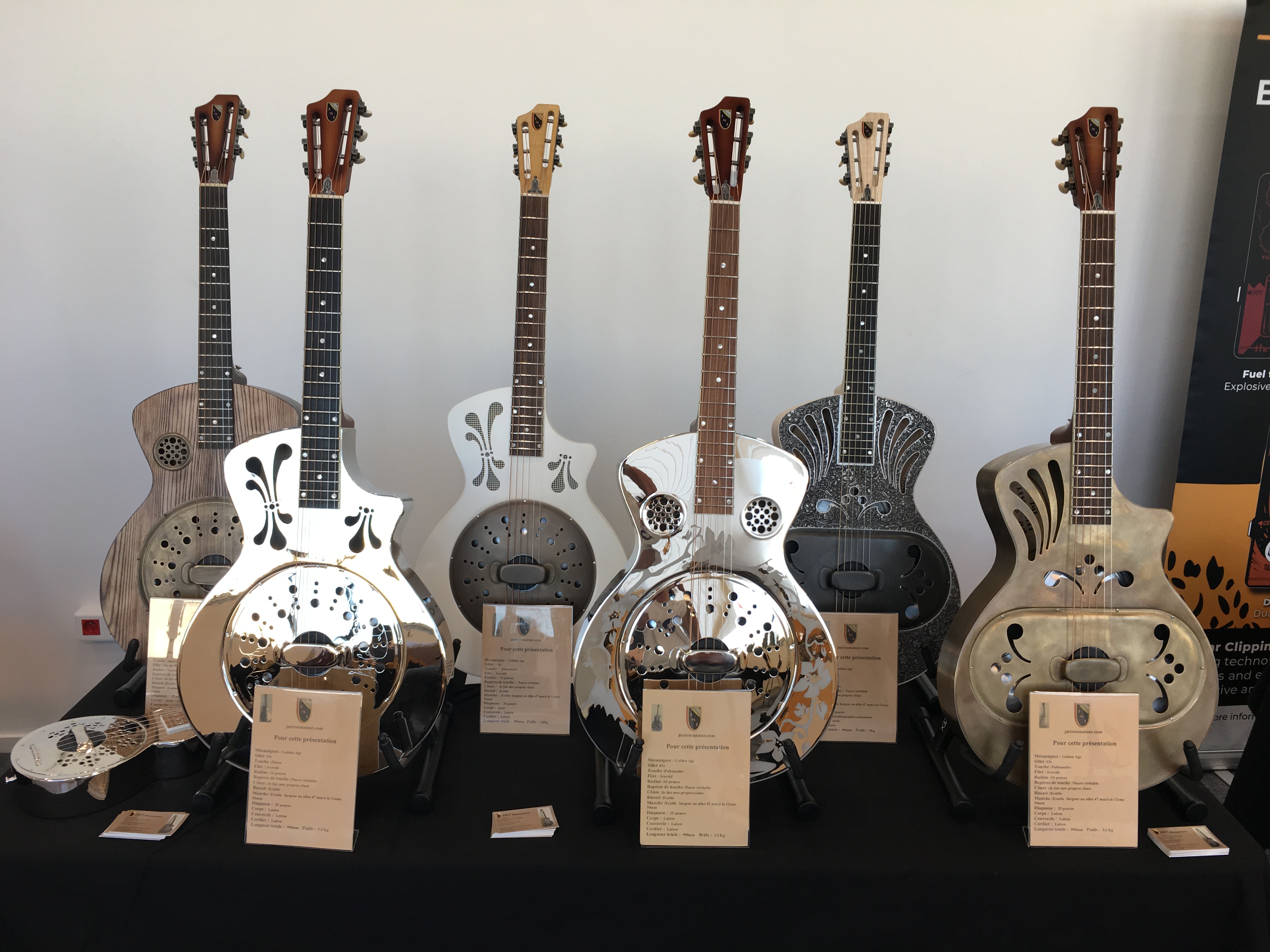 Salon des luthiers de Puteaux 2019 organisé par La Chaîne Guitare – Liste exposants