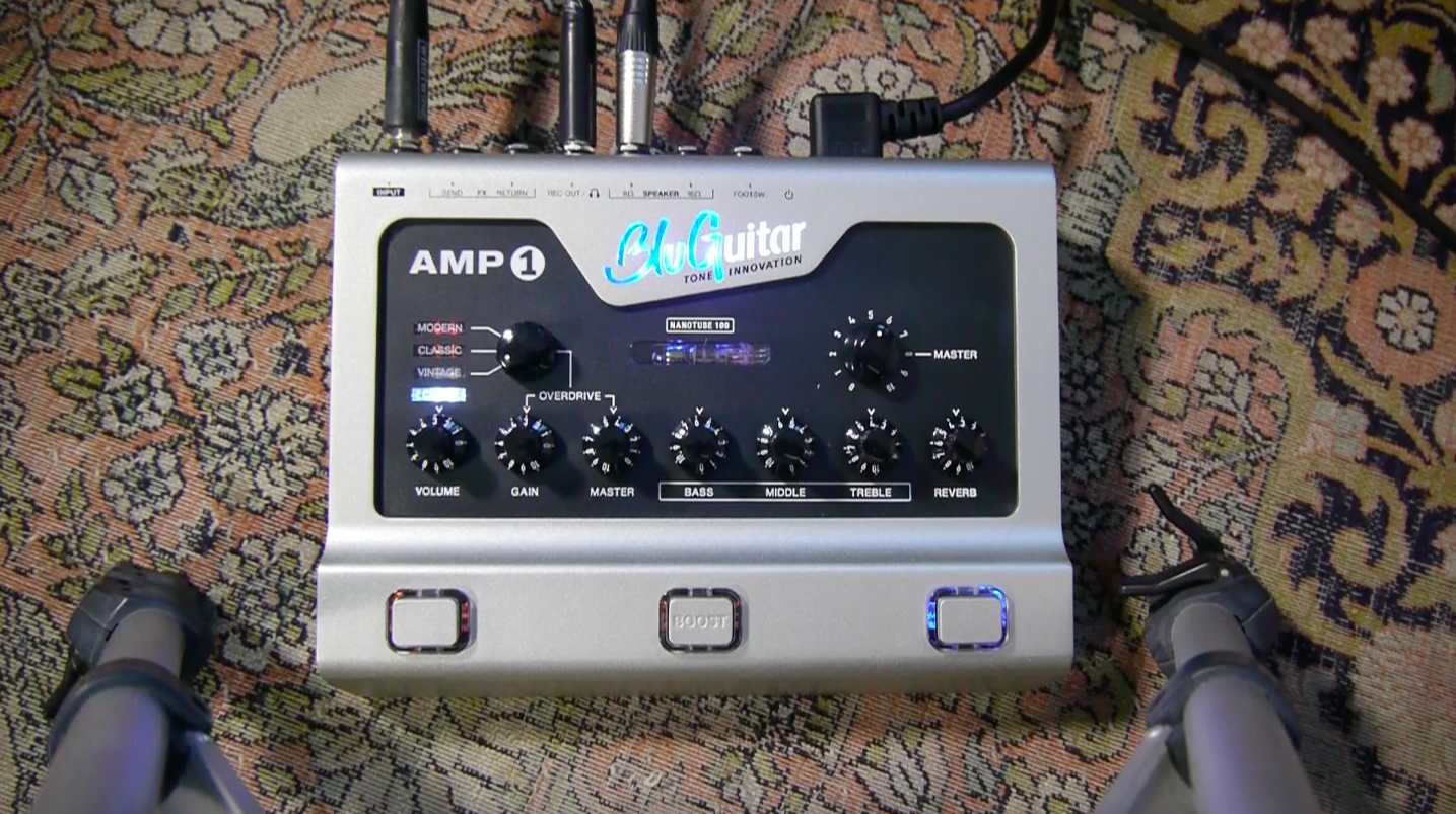 Unboxing & Test - Amp1 Mercury Edition Bluguitar - Pédalier ampli 100W