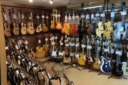 Visite magasin guitare Dolphin Guitars 9605