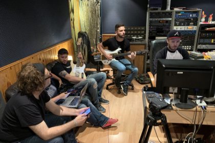 Projet United Guitars - Reportage en studio lors de l'enregistrement