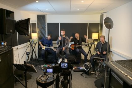 Interview du groupe Soho Riot fondé par François Delacoudre au Studio Luna Rossa