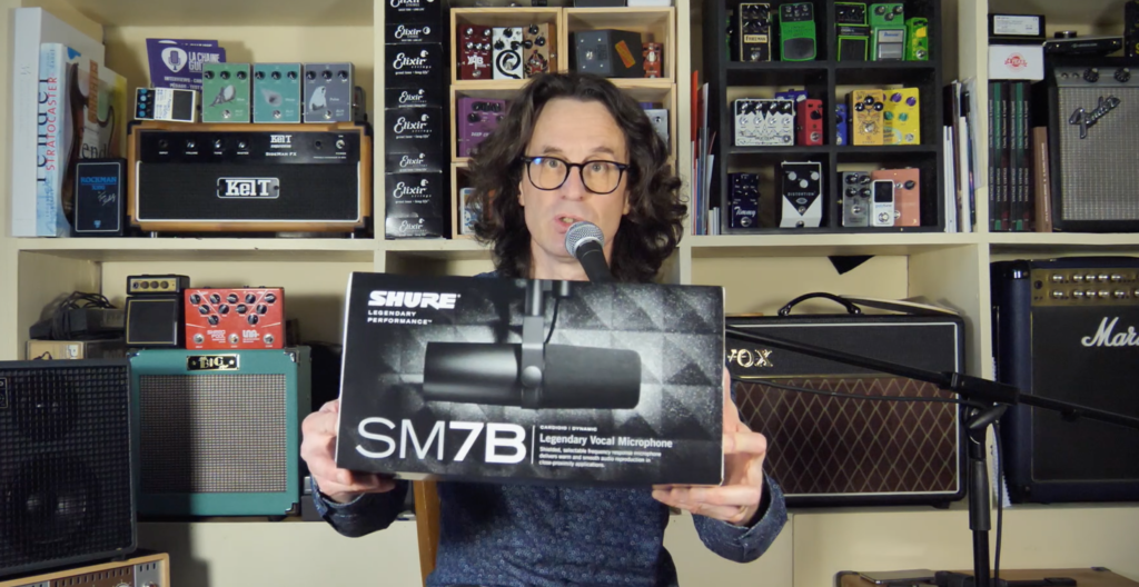 Unboxing micro Shure SM7B et comparaison SM58