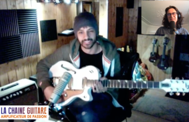 Brice Colombier guitariste pro (The Voice Kids, Sinclair, etc.) en interview Confinement