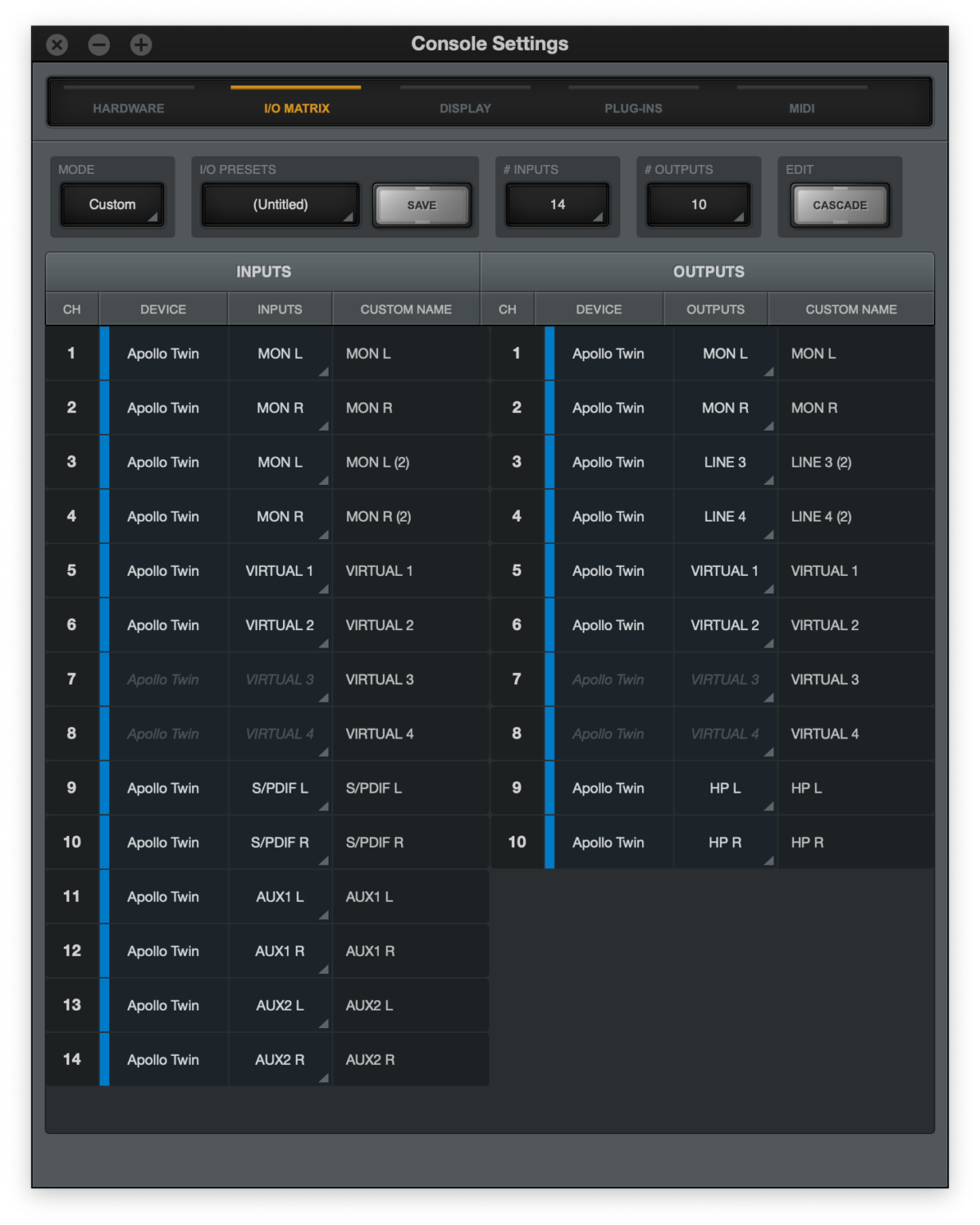 how to use the apollo twin with adobe audition 3.0