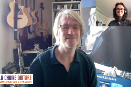 Yannick Robert guitariste de Jazz et grand pédagogue en interview confinement