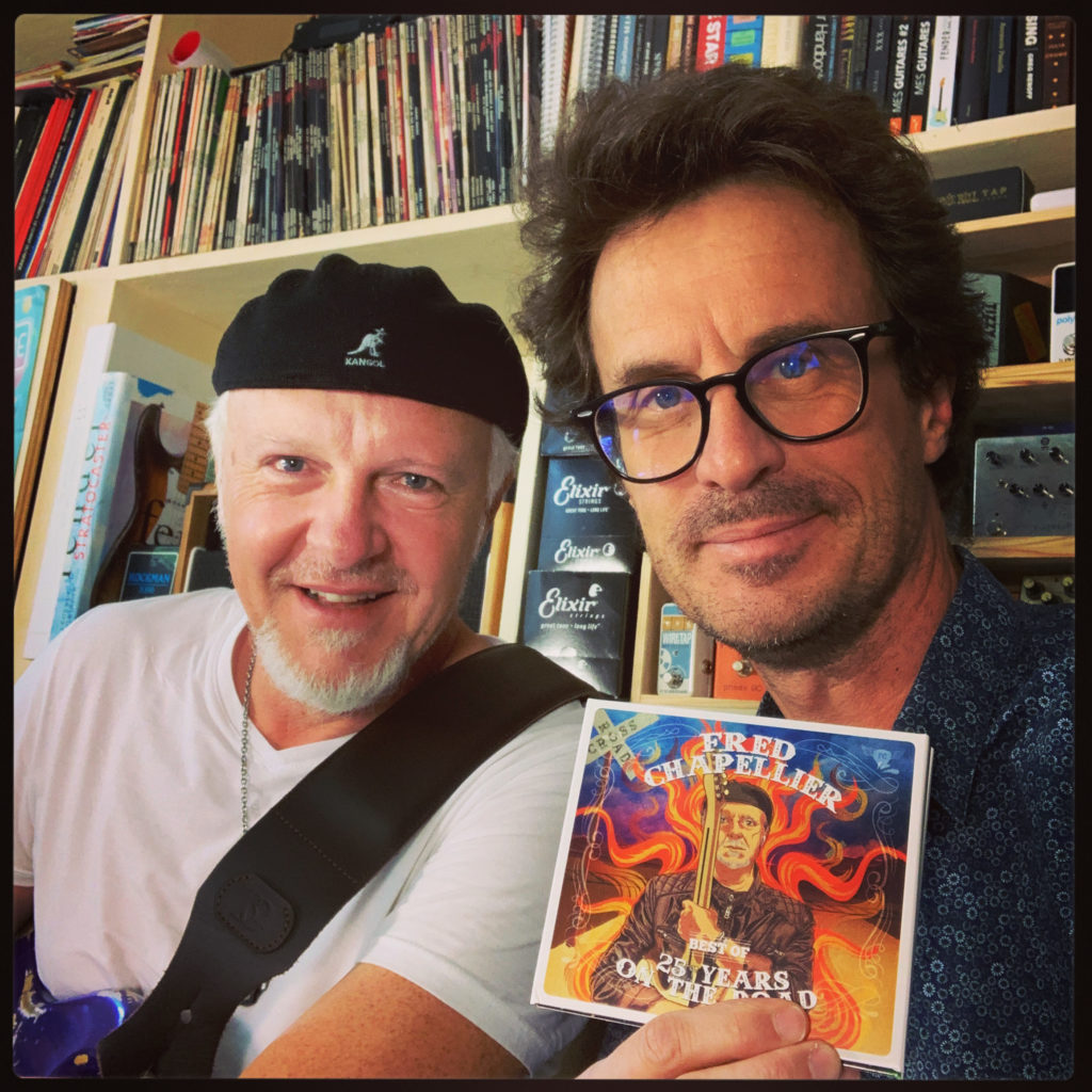 Interview guitare à la main Fred Chapellier "25 Years On The Road"