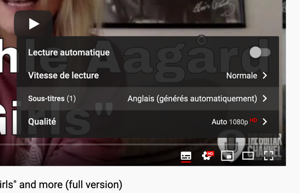Sous-titrage et traduction automatiques des vidéos YouTube tournées en anglais
