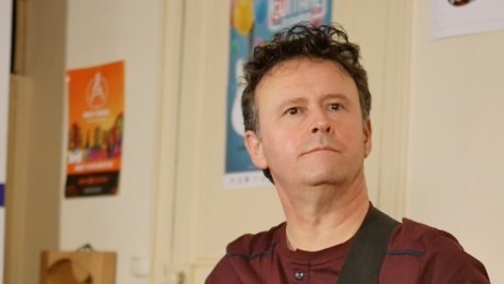 Sylvain Luc session showroom Godin 2