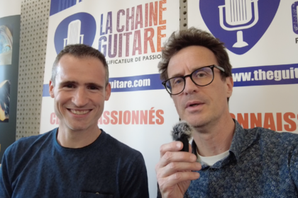 Switcher haut de gamme DESS, interviews Antoine Desmet au Paris Guitar Festival