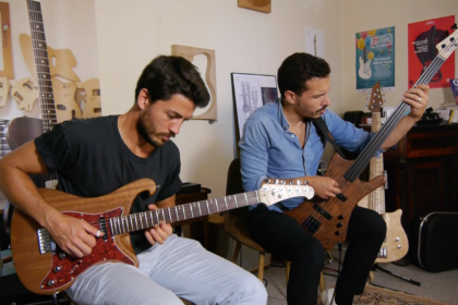 Jean-Baptiste Hardy et Benjamin Asnar, sessions avec les instruments de Rémi Castillo