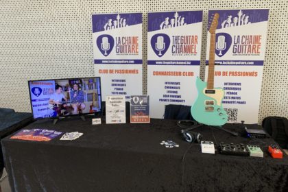 La Chaîne Guitare au salon des luthiers du Paris Guitar Festival de Montrouge 2022