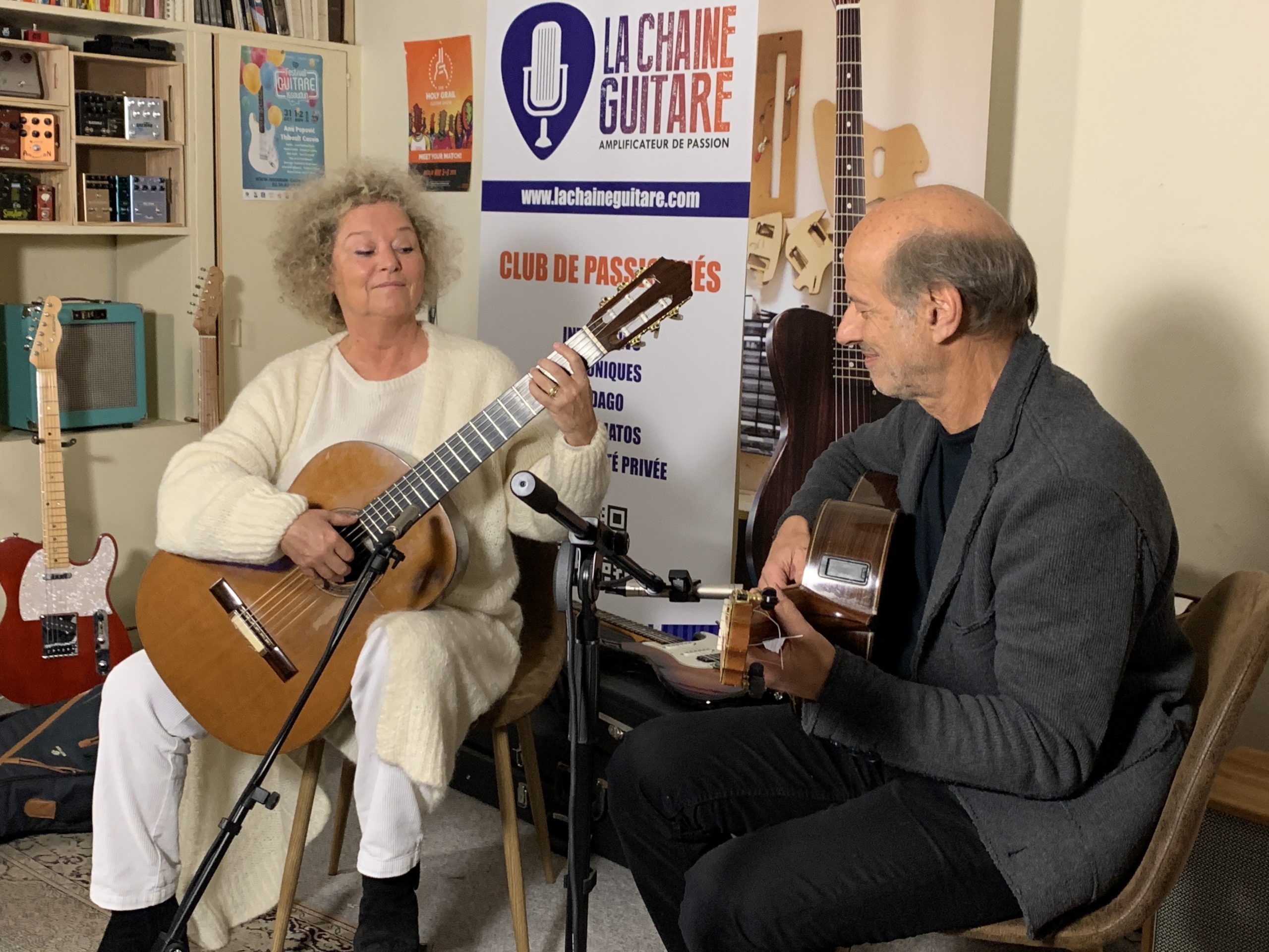 Valérie Duchâteau et Antoine Tatich, interview du duo des Guitares Improvisibles
