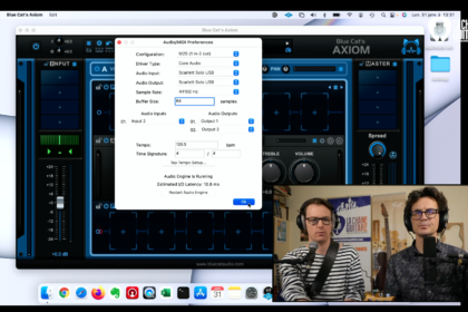Utiliser une interface audio pour jouer de la guitare sur son ordinateur Mac - Chronique Blue Cat Audio