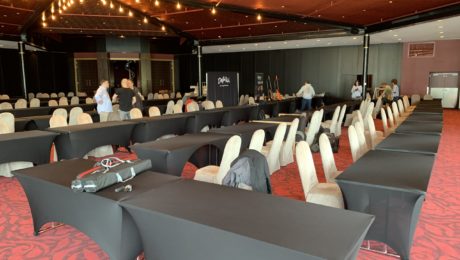 MIGS 2022 - Installation de la première édition du salon guitare de Montreux