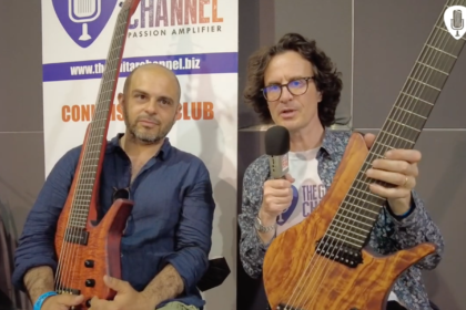 Interview Daniele Camarda au Guitar Show de Padoue 2022 avec ses basses Manne