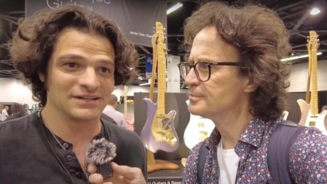 Interview Mark Lettieri lors du NAMM 2022 sur le stand de Bacci Guitars