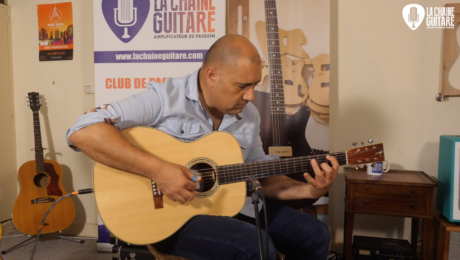 François Sciortino, sessions au showroom avec les guitares JRK Lutherie - Partie 1/2