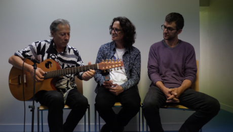 Michel Gentils et Julien Jalaguier, interview dans la série Un Musicien et Son Luthier