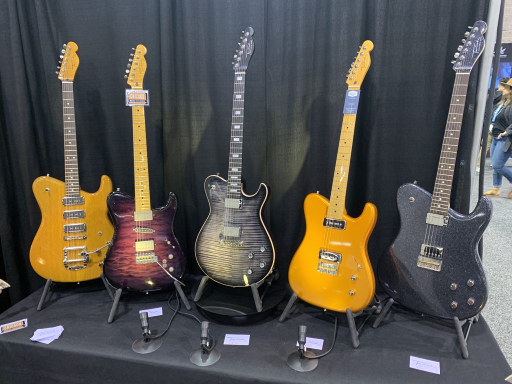 Tausch Guitars et ampli Wang - Session NAMM 2023