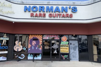Norman's Rare Guitars visite et interviews de Norman Harris et Michael Lemmo