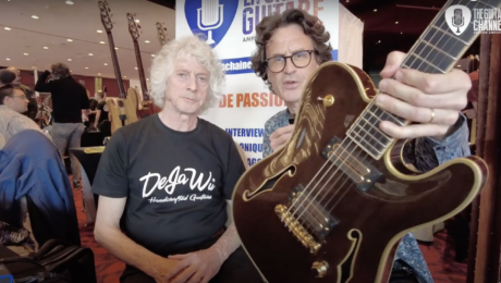 Interview Derk Van Lievers de DejaWu Guitars au Montreux International Guitar Show