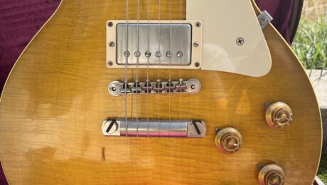 Une Skinner Burst Les Paul Gibson en Haute-Savoie - Guitare de Backstager