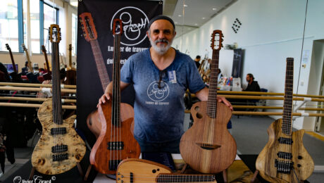 Michel Berdah, interview du luthier lors du salon de Puteaux