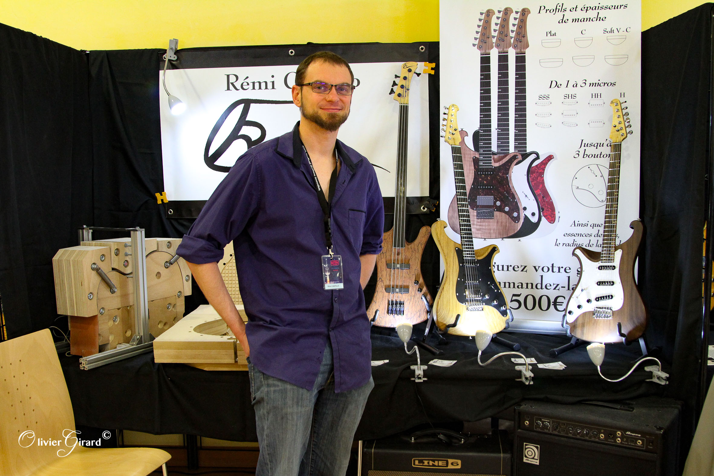 Rémi Castillo, interview de luthier au Festival Guitare Issoudun