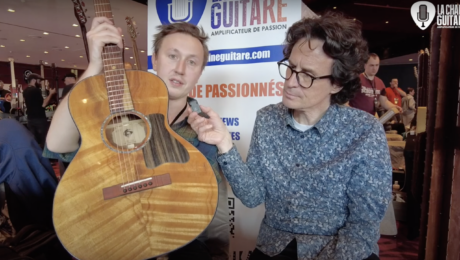 Interview Virgile Pilon de Blind Guitars au Montreux International Guitar Show