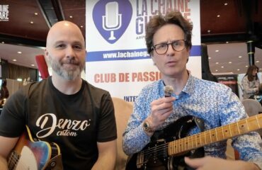 Denzo Guitars, interview du luthier belge David D'Ascenzo et démo de guitare